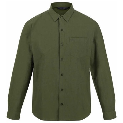 риза,с,дълъг,ръкав,мъжки,ризи,regatta,brycen,long,sleeve,shirt,green,(capulet,linen)