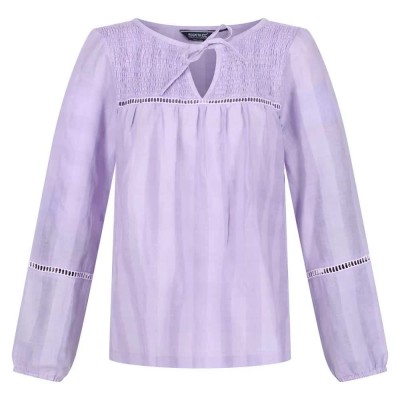 дамски,блузи,дамски,ризи,regatta,calluna,long,sleeve,blouse,pastel,lilac,(purple)