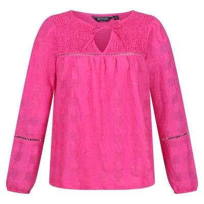 дамски,блузи,дамски,ризи,regatta,calluna,long,sleeve,blouse,pink,(pink,fusion)