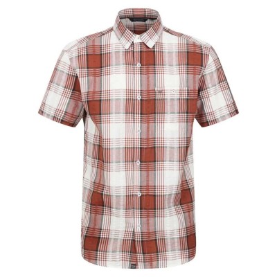 карирана,риза,мъжки,ризи,regatta,deakin,iv,short,sleeve,shirt,orange,(gingerbread,check)