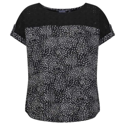 дамски,блузи,дамски,ризи,regatta,jaida,short,sleeve,blouse,black,abstract,(black)