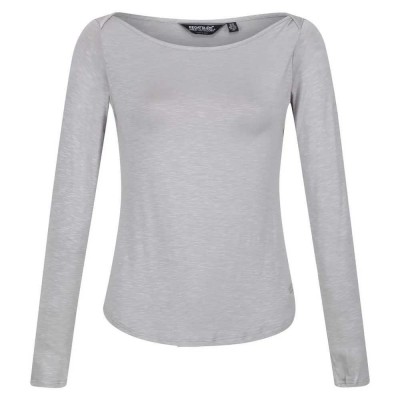 тениска,дамски,тениски,regatta,lakeisha,long,sleeve,t,shirt,grey,(mineral,grey)