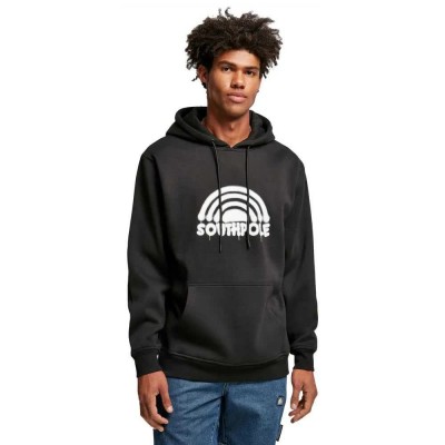 суичър,дамски,блузи,southpole,spray,logo,hoodie,black