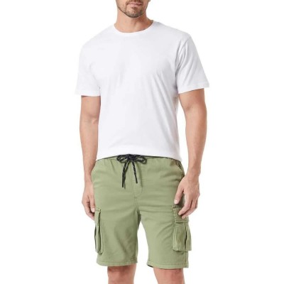 къси,панталони,мъжки,панталони,urban,classics,drawstring,cargo,shorts,green,(olive)