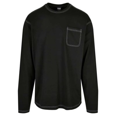 блуза,мъжки,пуловери,urban,classics,heavy,oversized,contrast,stitch,sweatshirt,black,(black,white)