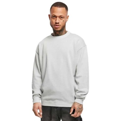 блуза,мъжки,пуловери,urban,classics,pigment,dyed,sweatshirt,grey,(light,asphalt)