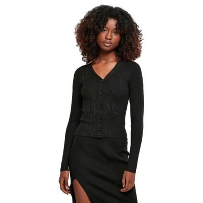 жилетка,дамски,пуловери,дамски,плетени,дрехи,urban,classics,knit,cardigan,black,(black)