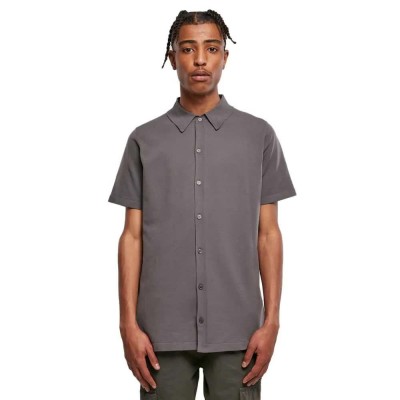 риза,с,къс,ръкав,мъжки,ризи,urban,classics,knitted,short,sleeve,shirt,grey,(dark,shadow)