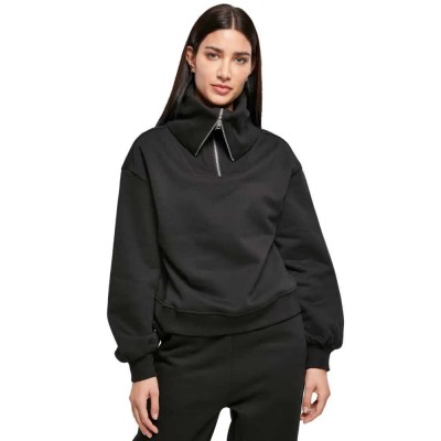 блуза,дамски,блузи,urban,classics,oversized,sweatshirt,black,(black)