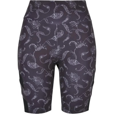 клин,дамски,клинове,дамски,чорапогащи,и,клинове,urban,classics,aop,cycle,short,leggings,black,paisley,(black)