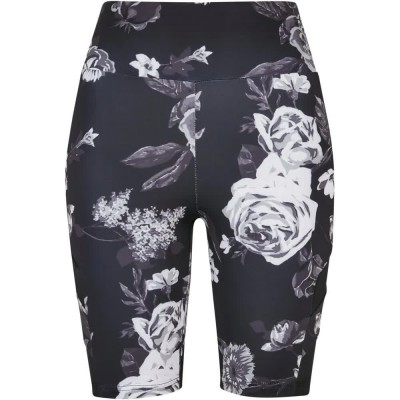 клин,дамски,клинове,дамски,чорапогащи,и,клинове,urban,classics,aop,cycle,short,leggings,dark,flower,(black)