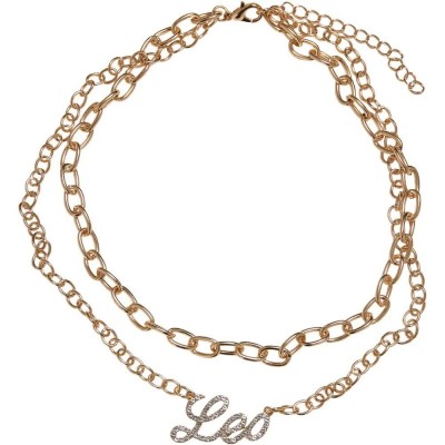 бижутерия,urban,classics,diamond,zodiac,necklace,golden,(leo)