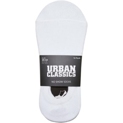 чорапи,дамски,чорапи,urban,classics,no,show,short,socks,10,pairs,white