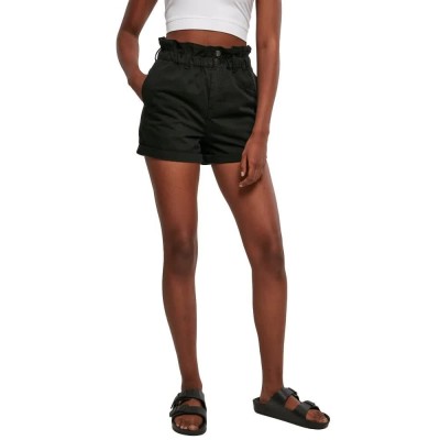 къси,панталони,дамски,панталони,urban,classics,paperbag,shorts,black