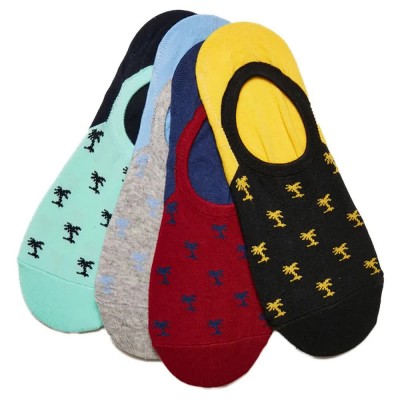 чорапи,дамски,чорапи,urban,classics,recycled,yarn,invisbile,palmtree,short,socks,4,pairs,multicolor,(multicolor)