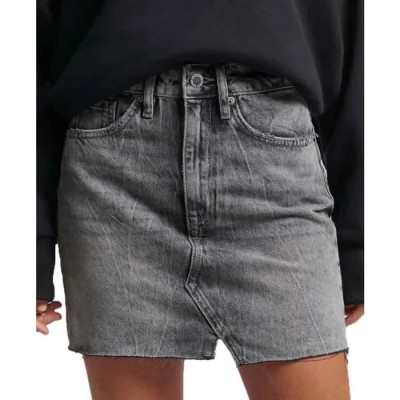 пола,дамски,поли,и,рокли,superdry,vintage,denim,mini,skirt,grey
