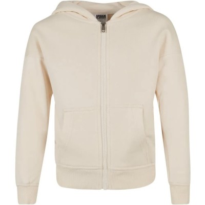 блуза,детски,блузи,urban,classics,organic,terry,full,zip,sweatshirt,white,sand