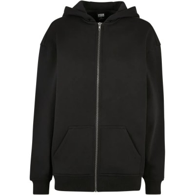 блуза,дамски,блузи,urban,classics,oversized,full,zip,sweatshirt,black