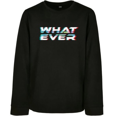 тениска,детски,блузи,mister,tee,whatever,sweatshirt,black,(black)