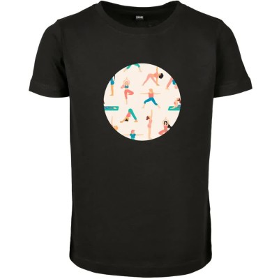 детска,тениска,детски,тениски,mister,tee,yoga,girls,short,sleeve,t,shirt,black,(black)