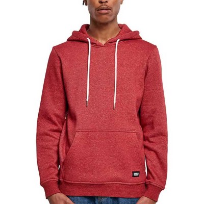 суичър,мъжки,пуловери,urban,classics,basic,hoodie,blood,stone,melange,(red)