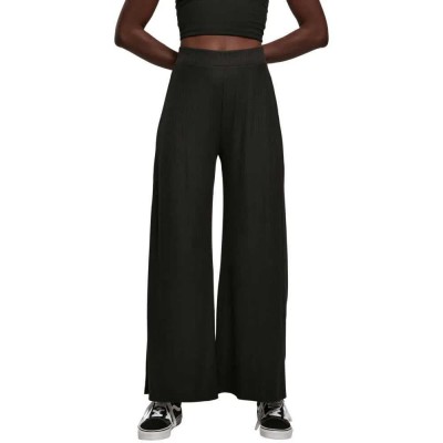 панталони,дамски,панталони,urban,classics,wide,pants,black,(black)