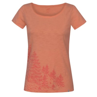 тениска,дамски,тениски,hannah,zoey,short,sleeve,t,shirt,red,(cantaloupe)