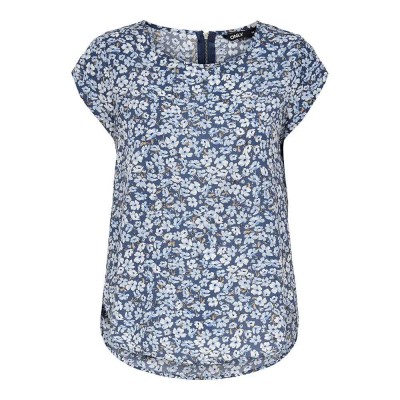 тениска,дамски,тениски,only,vic,aop,ptm,short,sleeve,t,shirt,blue,(vintage,indigo,aop,ranch,flower)