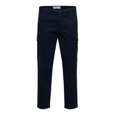 панталони,мъжки,панталони,selected,slimtapered,wick,172,w,cargo,pants,blue