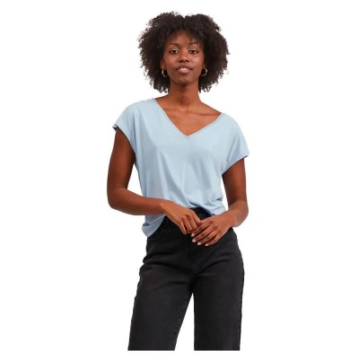 тениска,дамски,тениски,vila,modala,short,sleeve,v,neck,t,shirt,kentucky,blue,(white)