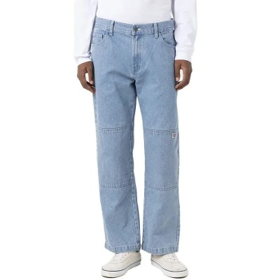 дънки,мъжки,панталони,dickies,double,knee,jeans,blue,(light,wash)