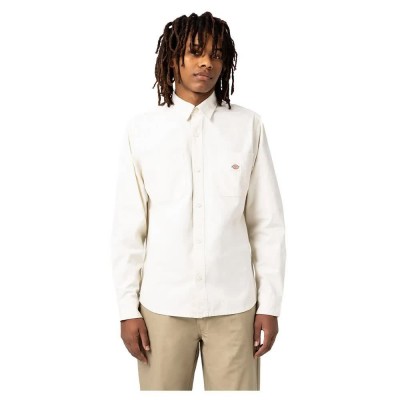 риза,с,дълъг,ръкав,мъжки,ризи,dickies,duck,canvas,long,sleeve,shirt,white,(stone,washed,cloud)