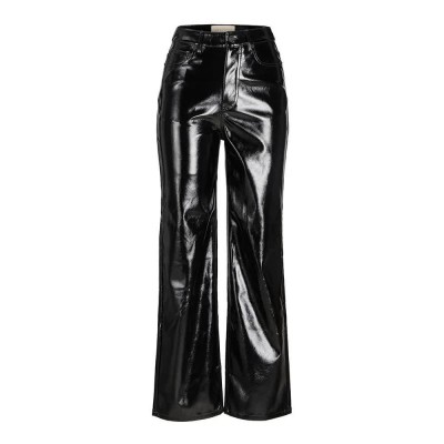 панталони,дамски,панталони,jack,&,jones,kenya,straight,faux,leat,jjxx,high,waist,pants,black,(black,detail,shiny,long)