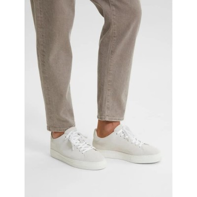 маратонки,мъжки,маратонки,дамски,маратонки,selected,david,chunky,suede,trainers,white,(white)
