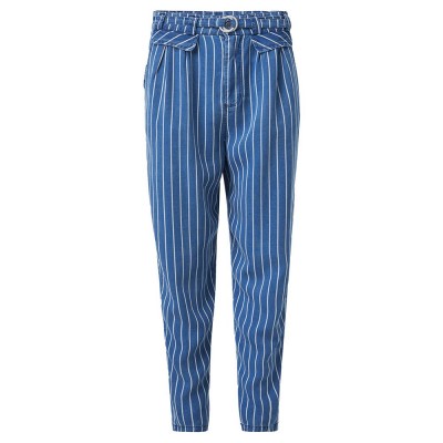 дънки,дамски,панталони,salsa,jeans,baggy,tencel,bleach,stripes,jeans,blue