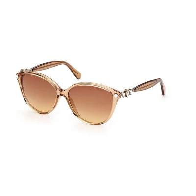 слънчеви,очила,слънчеви,очила,swarovski,sk0362,woman,sunglasses,brown,(shiny,light,brown)