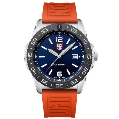 часовник,часовници,luminox,pacific,diver,3120,series,watch,orange,black,(blue,black)