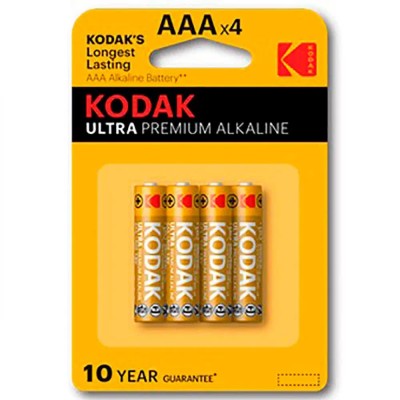 батерии,kodak,ultra,aa,lr3,alkaline,battery,4,units,yellow,(brown)