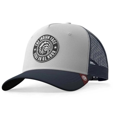 шапка,всички,шапки,the,indian,face,born,to,be,free,trucker,cap,white