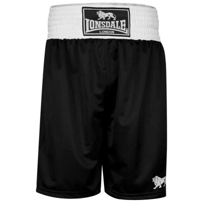 къси,панталони,мъжки,панталони,lonsdale,amateur,boxing,trunks,shorts,black