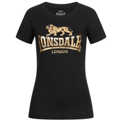 тениска,дамски,тениски,lonsdale,bantry,short,sleeve,t,shirt,black,(black)