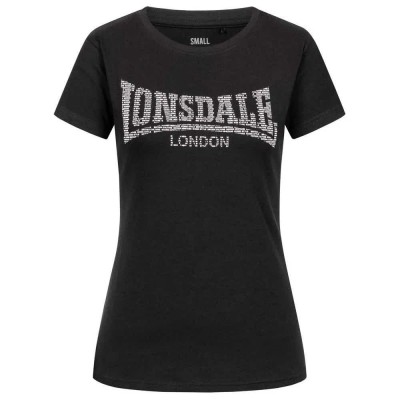 тениска,дамски,тениски,lonsdale,bekan,short,sleeve,t,shirt,black,(black,white)