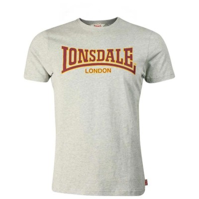 тениска,мъжки,тениски,lonsdale,classic,short,sleeve,t,shirt,marl,grey,(grey)