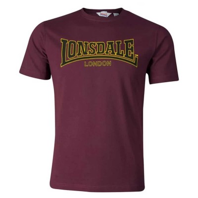 тениска,мъжки,тениски,lonsdale,classic,short,sleeve,t,shirt,oxblood,(red)
