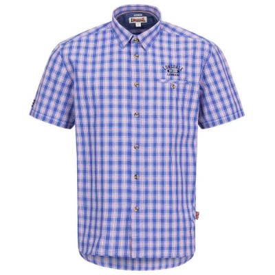 мъжка,риза,с,къс,ръкав,мъжки,ризи,lonsdale,holmbusch,short,sleeve,shirt,blue