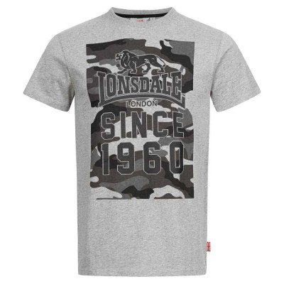 тениска,дамски,тениски,lonsdale,storth,short,sleeve,t,shirt,grey,(marl,grey)