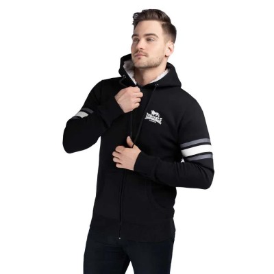 блуза,мъжки,пуловери,lonsdale,strete,full,zip,sweatshirt,black,white,grey,(black)