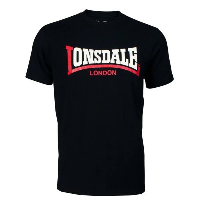 тениска,мъжки,тениски,lonsdale,two,tone,short,sleeve,t,shirt,black,(black)