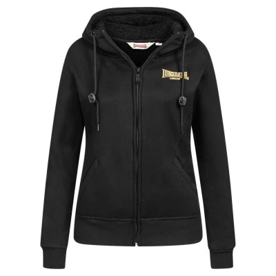 блуза,дамски,блузи,lonsdale,zennor,full,zip,sweatshirt,black,gold,(black)