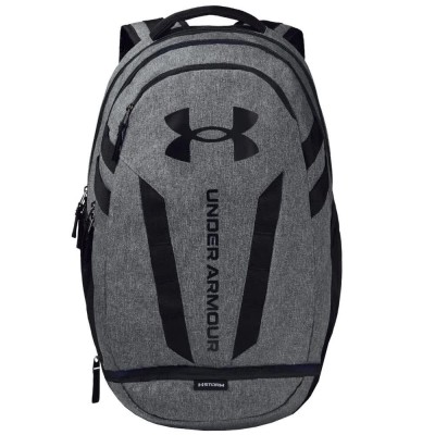 раница,раници,under,armour,hustle,5.0,backpack,black,graphite,medium,heather,(grey)